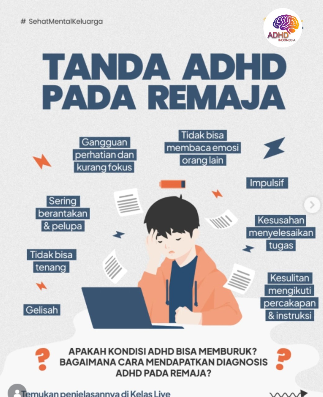 Screening ADHD Non-Diagnostik: Edukasi Awal bagi Orang Tua di Kota Madiun